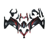 NT Aftermarket Injection ABS Plastic Fairing Fit for EX300 2013-2017 Black Red N016