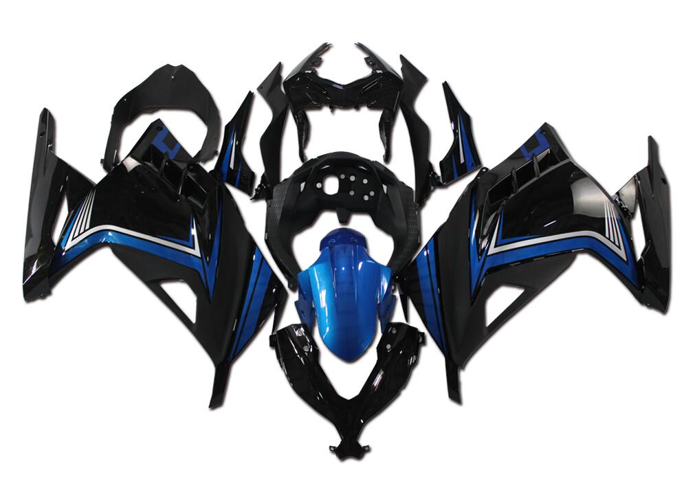 NT Fairing Fit for Kawasaki 2013-2017 EX300 N031- Blue Black | ABS Injection