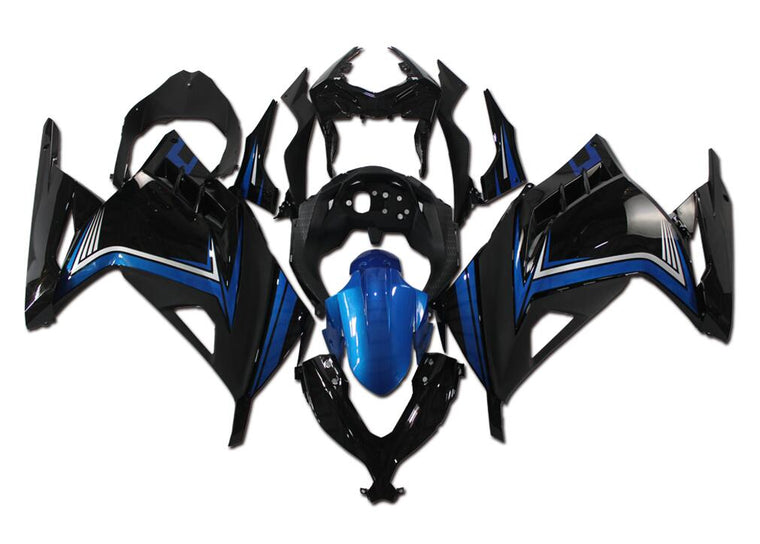 NT Fairing Fit for Kawasaki 2013-2017 EX300 N031- Blue Black | ABS Injection