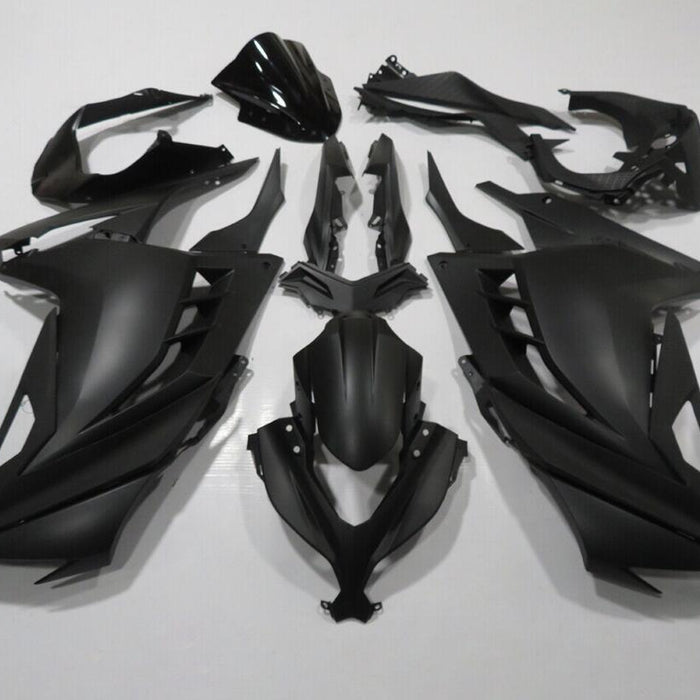 US STOCK NT Aftermarket Injection ABS Plastic Fairing Fit for EX300 2013-2017 Matte Black N032 Available in CA