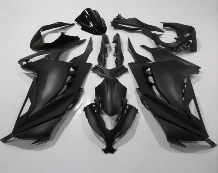 NT Fairing Fit for Kawasaki 2013-2017 EX300 N032- Matte Black | ABS Injection, US Stock