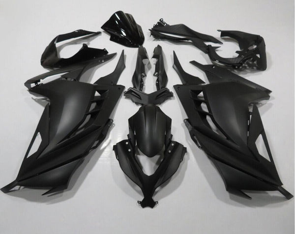 US STOCK NT Aftermarket Injection ABS Plastic Fairing Fit for EX300 2013-2017 Matte Black N032 Available in CA