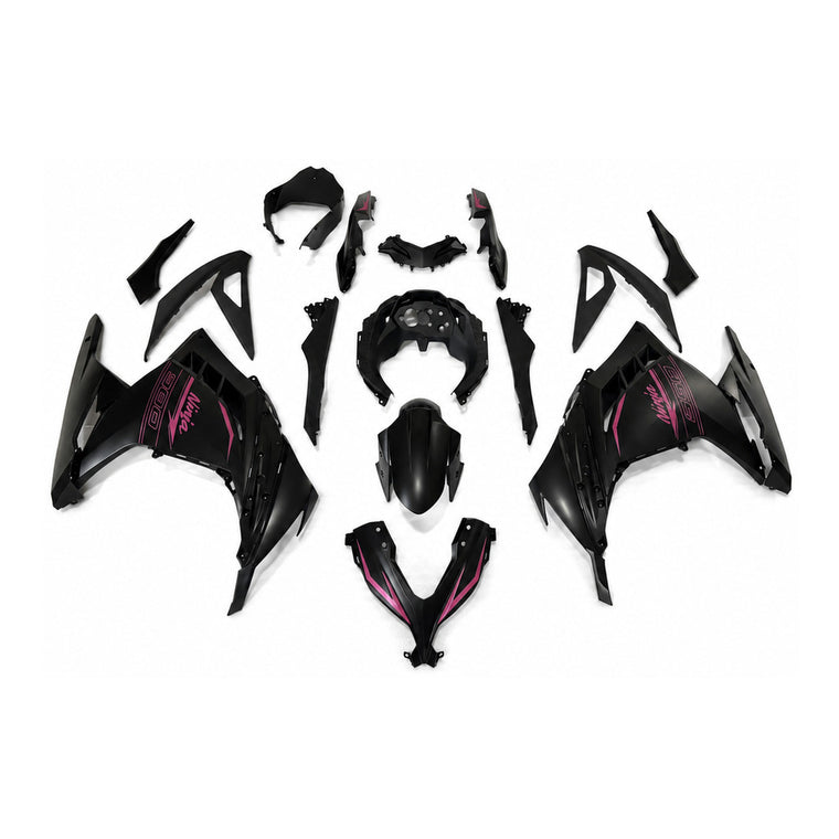 NT Fairing Fit for Kawasaki 2013-2017 EX300 N114- Burgundy Black | ABS Injection