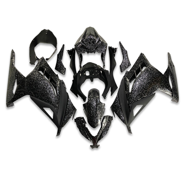 NT Fairing Fit for Kawasaki 2013-2017 EX300 U02- With Tank Cover Forged Carbon Fiber Look | ABS Injection