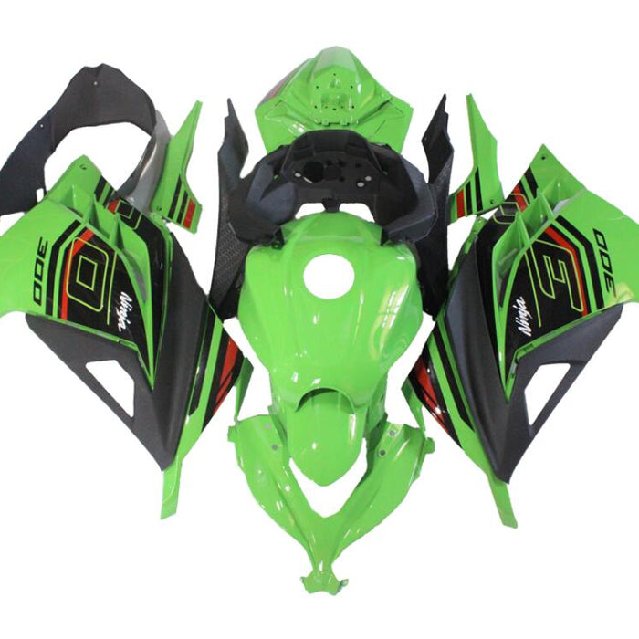 NT Aftermarket Injection ABS Plastic Fairing Fit for EX300 2013-2017 Green Black Red KRT N034