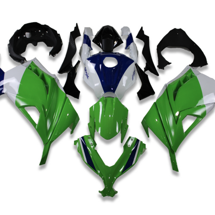 NT Aftermarket Injection ABS Plastic Fairing Fit for EX300 2013-2017 Green White Blue T072