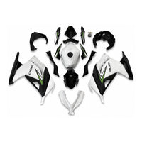 US STOCK NT Injection Mold New Kit White Green Black ABS Fairing Fit for Kawasaki 2013-2017 EX300 N104 Available in CA