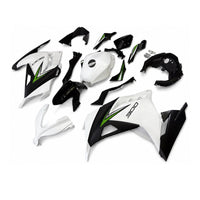 US STOCK NT Injection Mold New Kit White Green Black ABS Fairing Fit for Kawasaki 2013-2017 EX300 N104 Available in CA