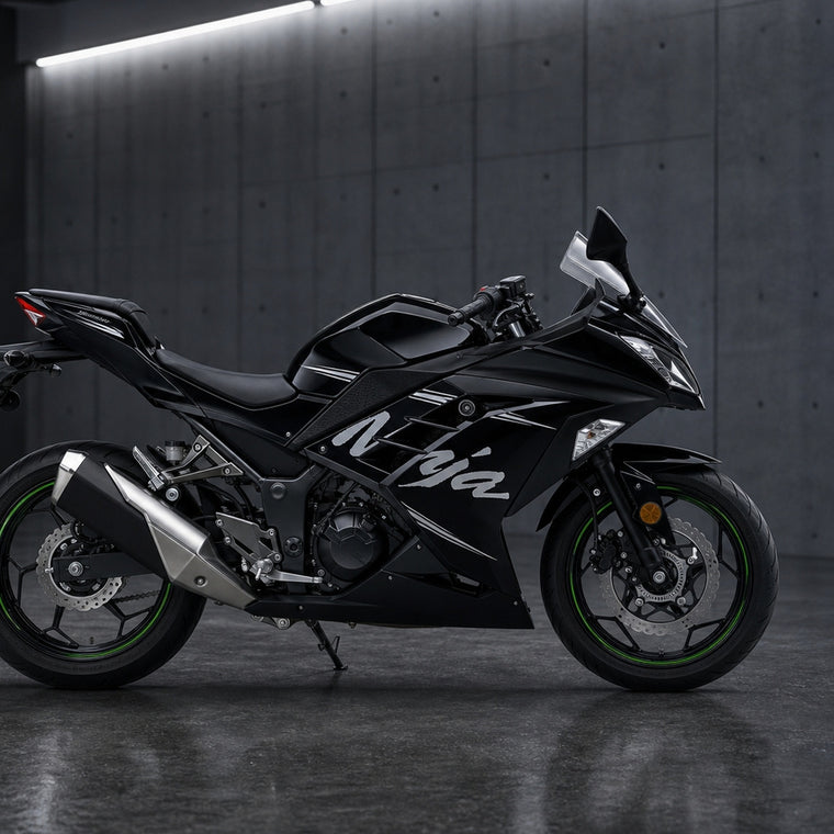NT Fairing Fit for Kawasaki 2013-2017 EX300 N108- Glossy Black | ABS Injection, US Stock