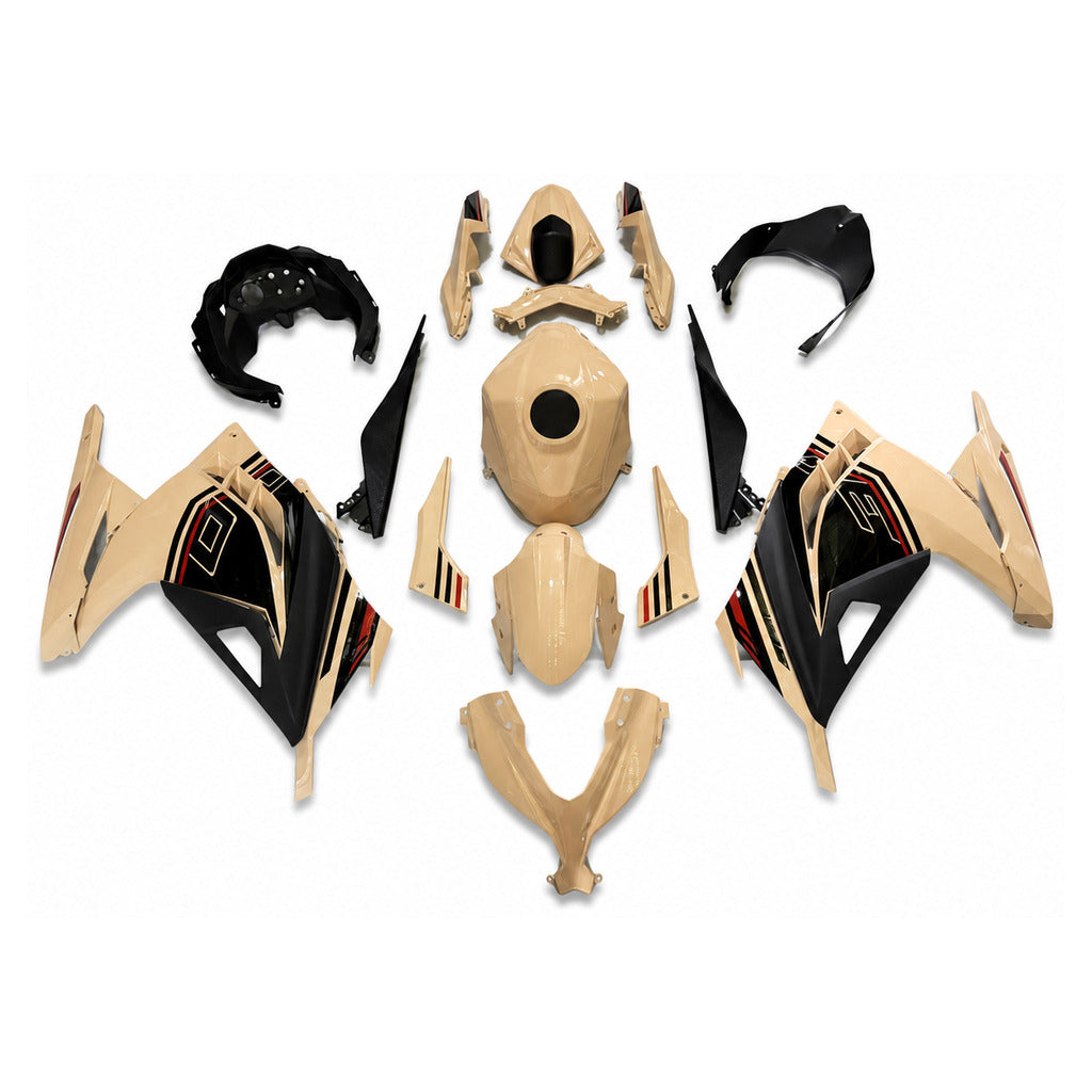NT Fairing Fit for Kawasaki 2013-2017 EX300 T111- Gold Black | ABS Injection - 1