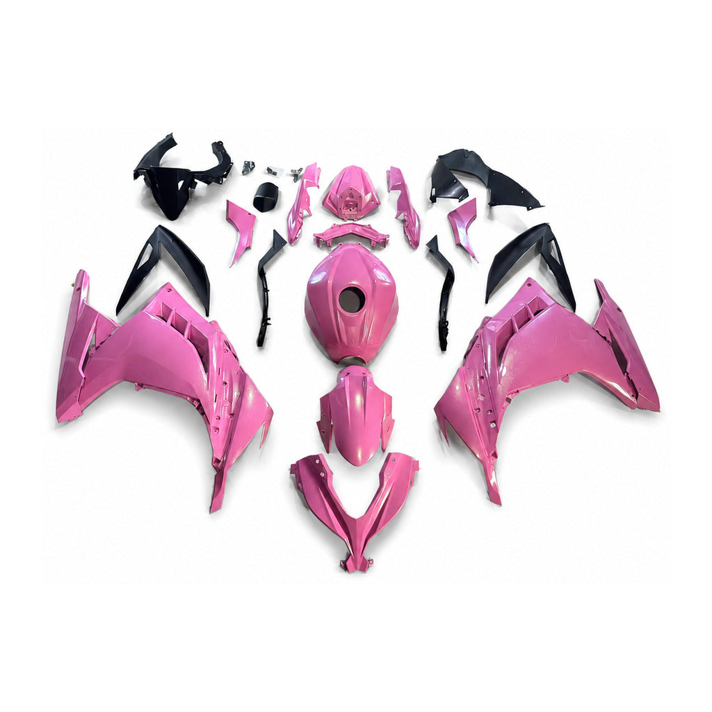 NT Fairing Fit for Kawasaki 2013-2017 EX300 T145- Pink Blue | ABS Injection - 1