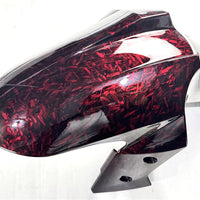NT Aftermarket Injection ABS Plastic Fairing Fit for EX300 2013-2017 Red Forged Carbon Fiber Look S06