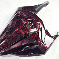 NT Aftermarket Injection ABS Plastic Fairing Fit for EX300 2013-2017 Red Forged Carbon Fiber Look S06