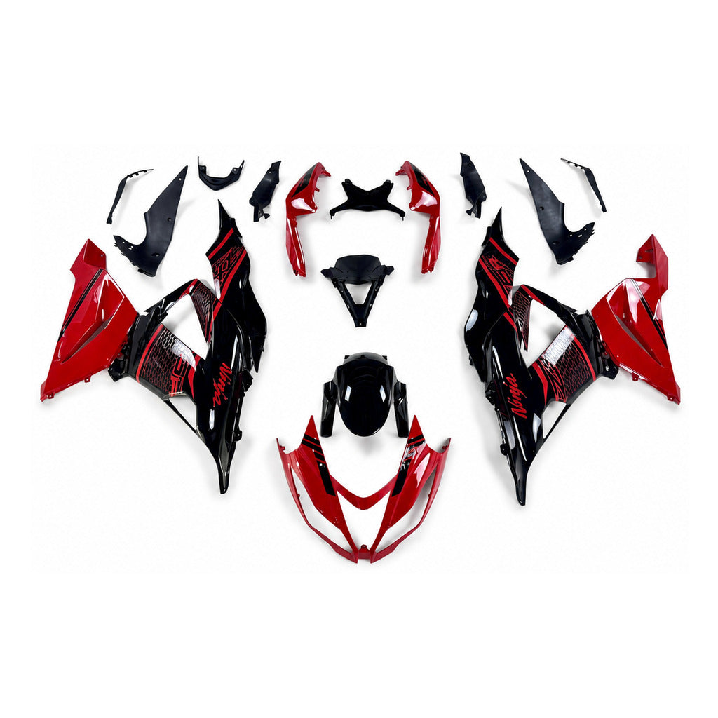 NT Fairing Fit for Kawasaki 2013-2018 ZX-6R N087- Red Blue Black | ABS Injection - 1