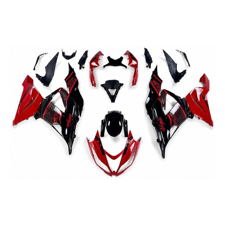 NT Fairing Fit for Kawasaki 2013-2018 ZX-6R N087- Red Blue Black | ABS Injection