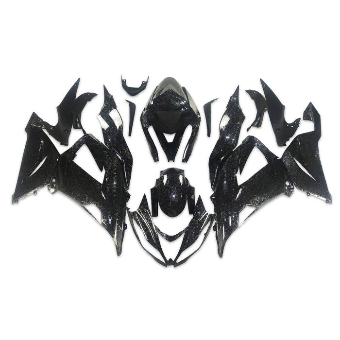 NT Aftermarket Injection ABS Plastic Fairing Fit for ZX6R 636 2013-2018 Forged Carbon Fiber Look S02