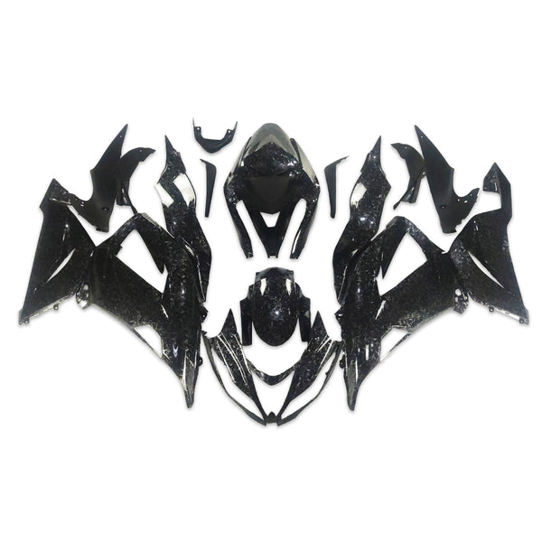 NT Aftermarket Injection ABS Plastic Fairing Fit for ZX6R 636 2013-2018 Forged Carbon Fiber Look S02