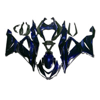 NT Aftermarket Injection ABS Plastic Fairing Fit for ZX6R 636 2013-2018 Blue Forged Carbon Fiber Look with Tank Cover U04