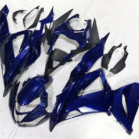 NT Aftermarket Injection ABS Plastic Fairing Fit for ZX6R 636 2013-2018 Blue Forged Carbon Fiber Look with Tank Cover U04