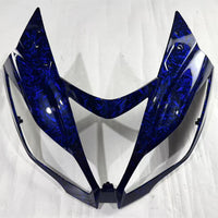 NT Aftermarket Injection ABS Plastic Fairing Fit for ZX6R 636 2013-2018 Blue Forged Carbon Fiber Look with Tank Cover U04