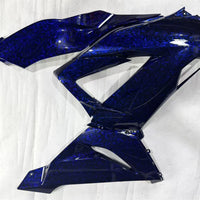 NT Aftermarket Injection ABS Plastic Fairing Fit for ZX6R 636 2013-2018 Blue Forged Carbon Fiber Look with Tank Cover U04