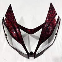 NT Aftermarket Injection ABS Plastic Fairing Fit for ZX6R 636 2013-2018 Red Forged Carbon Fiber Look with Tank Cover U06