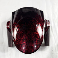 NT Aftermarket Injection ABS Plastic Fairing Fit for ZX6R 636 2013-2018 Red Forged Carbon Fiber Look with Tank Cover U06