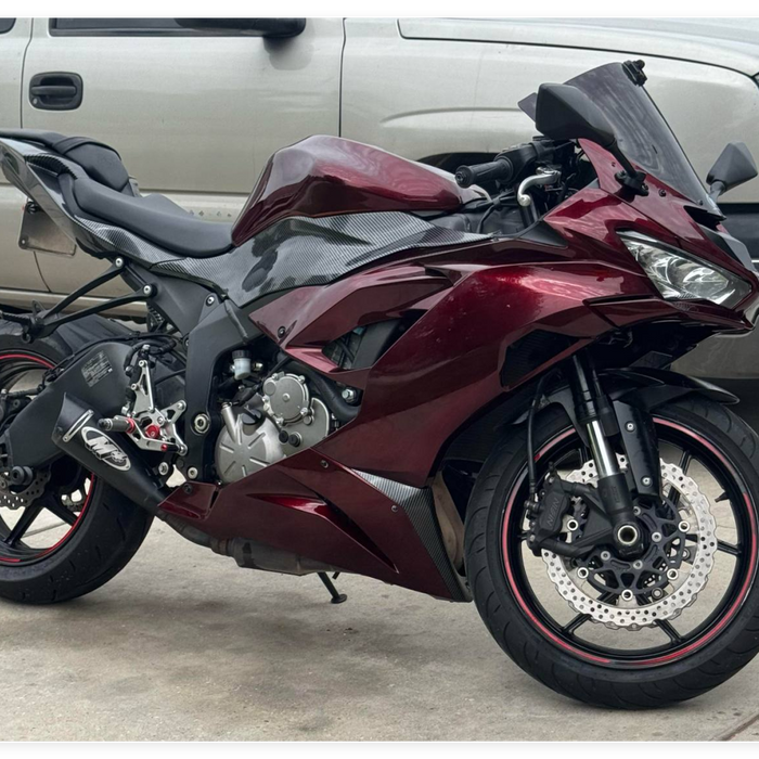 NT Aftermarket Injection ABS Plastic Fairing Fit for ZX6R 636 2013-2018 Candy Red T0001