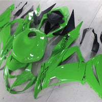 US STOCK NT Aftermarket Injection ABS Plastic Fairing Fit for ZX6R 636 2013-2018 Green Black T048 Available in CA