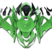 US STOCK NT Aftermarket Injection ABS Plastic Fairing Fit for ZX6R 636 2013-2018 Green Black T048 Available in CA