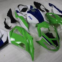 NT Aftermarket Injection ABS Plastic Fairing Fit for ZX6R 636 2013-2018 Green White Blue T049