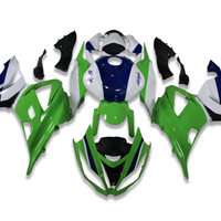 NT Aftermarket Injection ABS Plastic Fairing Fit for ZX6R 636 2013-2018 Green White Blue T049