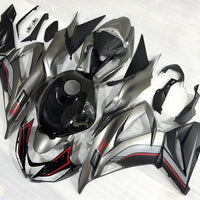 NT Aftermarket Injection ABS Plastic Fairing Fit for ZX6R 636 2013-2018 Gray Black T070