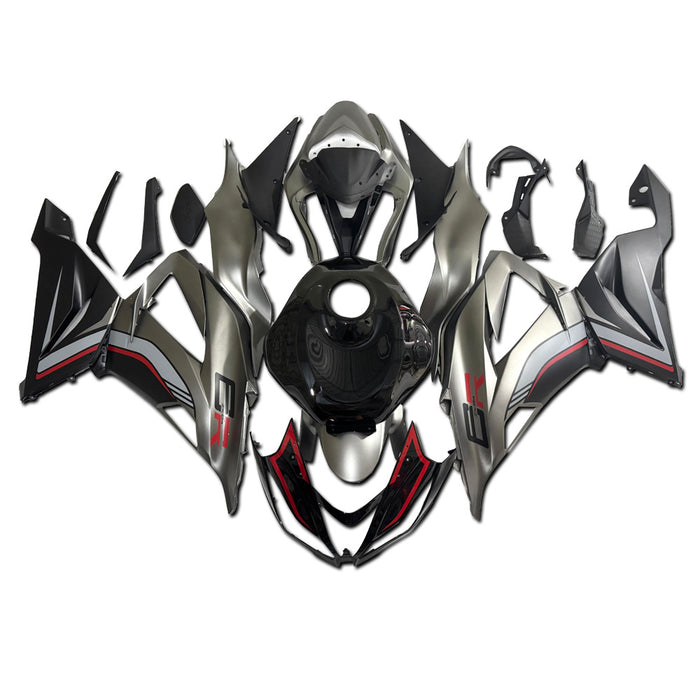 NT Aftermarket Injection ABS Plastic Fairing Fit for ZX6R 636 2013-2018 Gray Black T070