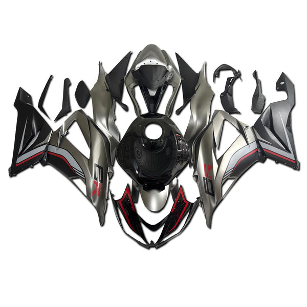 NT Aftermarket Injection ABS Plastic Fairing Fit for ZX6R 636 2013-2018 Gray Black T070