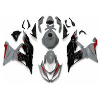 NT Aftermarket Injection ABS Plastic Fairing Fit for  Kawasaki Ninja ZX6R 636 2013-2018 Nardo Gray Black N076