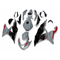 NT Aftermarket Injection ABS Plastic Fairing Fit for  Kawasaki Ninja ZX6R 636 2013-2018 Nardo Gray Black N076