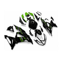 NT Aftermarket Injection ABS Plastic Fairing Fit for  Kawasaki Ninja ZX6R 636 2013-2018  Glossy Black Green N078