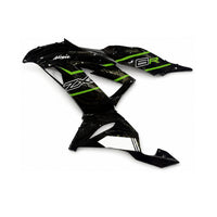 NT Aftermarket Injection ABS Plastic Fairing Fit for  Kawasaki Ninja ZX6R 636 2013-2018  Glossy Black Green N078