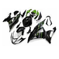 NT Aftermarket Injection ABS Plastic Fairing Fit for  Kawasaki Ninja ZX6R 636 2013-2018 Matte Black Green N079