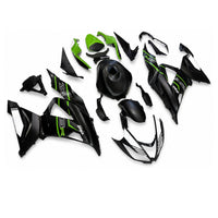 NT Aftermarket Injection ABS Plastic Fairing Fit for  Kawasaki Ninja ZX6R 636 2013-2018 Matte Black Green N079