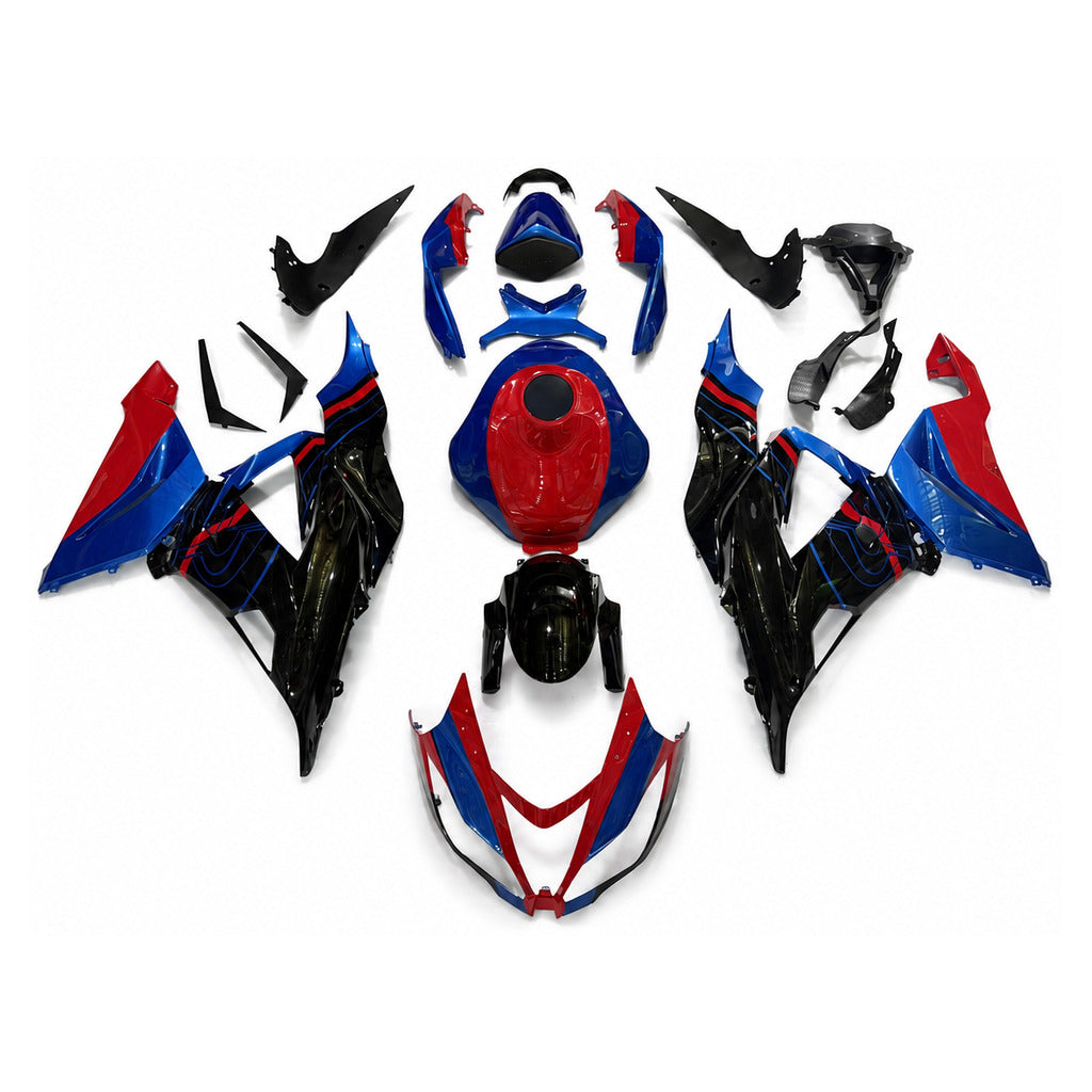 NT Fairing Fit for Kawasaki 2013-2018 ZX-6R N083- Blue Red Black | ABS Injection - 1