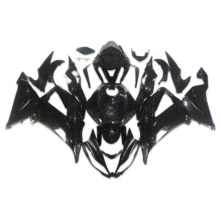 NT Fairing Fit for Kawasaki 2013-2018 ZX-6R U02- Forged Carbon Fiber Look With Tank Cover | ABS Injection