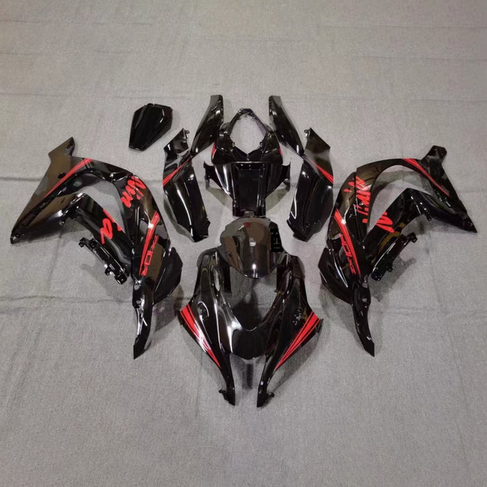 NT Aftermarket ABS Plastic Injection Fairing Kit Fit for ZX10R 2016-2020 Red Black N026