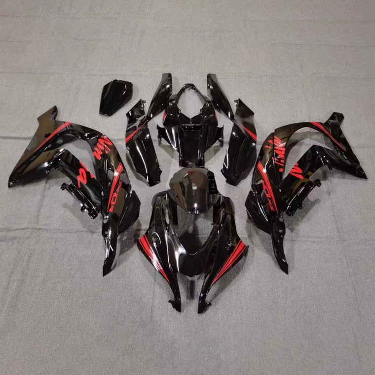 NT Fairing Fit for Kawasaki 2016-2020 ZX-10R N026- Red Black | ABS Injection