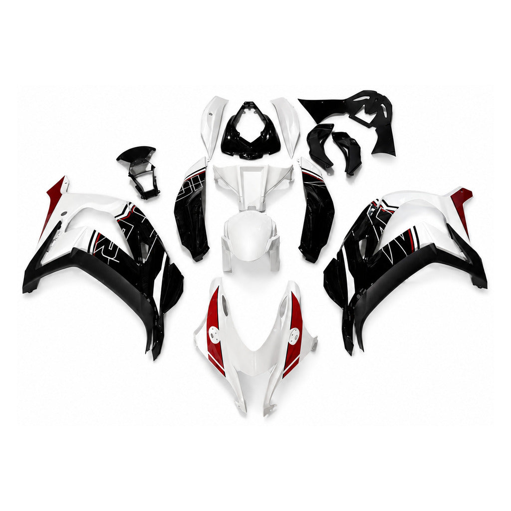 NT Fairing Fit for Kawasaki 2016-2020 ZX-10R N073- White Black Red | ABS Injection - 1