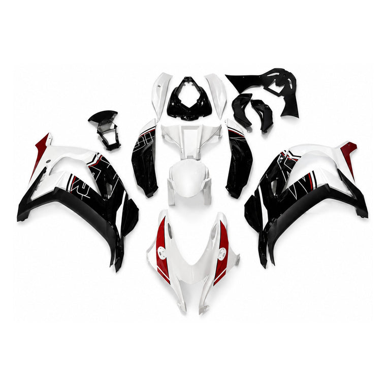 NT Fairing Fit for Kawasaki 2016-2020 ZX-10R N073- White Black Red | ABS Injection