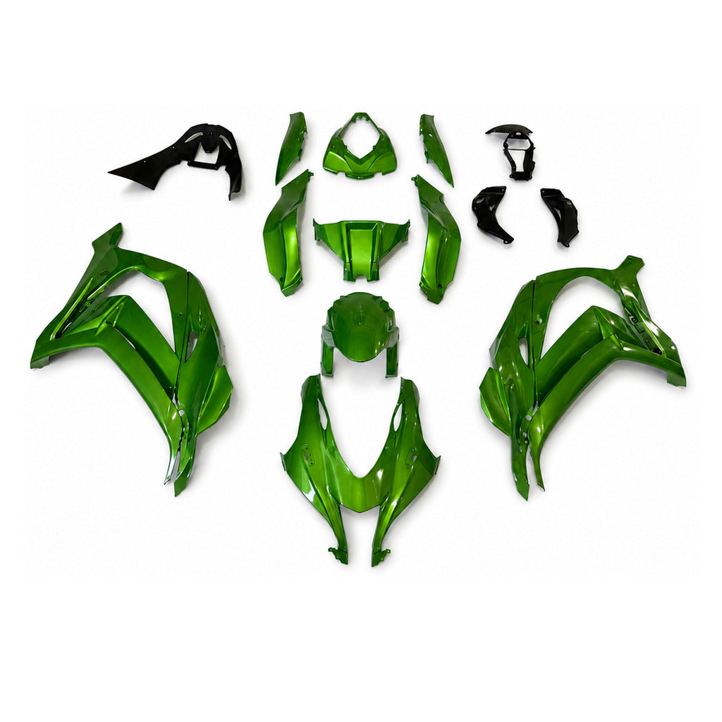 NT Fairing Fit for Kawasaki 2016-2020 ZX-10R N079- Green | ABS Injection - 1