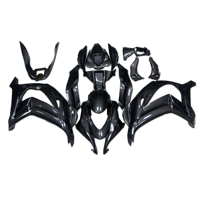 NT Aftermarket ABS Plastic Injection Fairing Kit Fit for ZX10R 2016-2020 Carbon Fiber Look S01