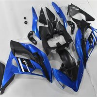 US STOCK NT Aftermarket ABS Plastic Fairing Fit for EX650R 2017-2019 Blue Black N009 Available in TX